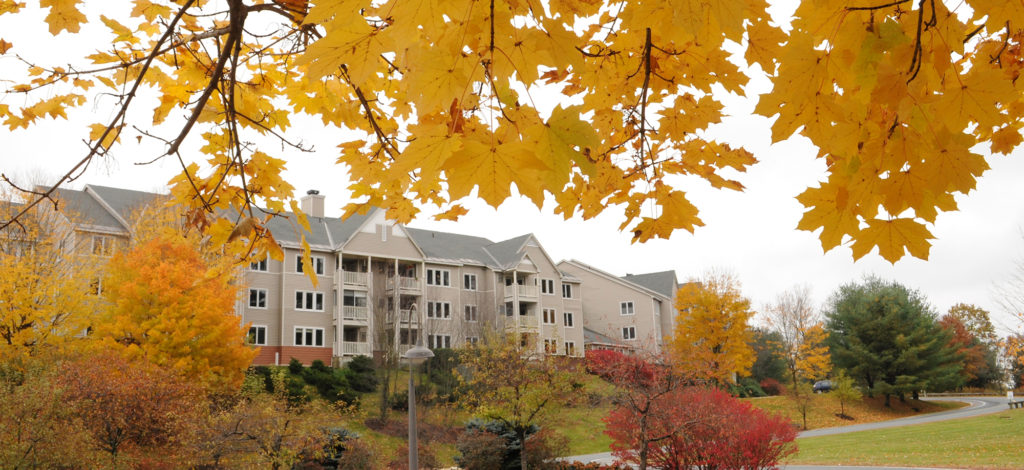 Autumn view of campus